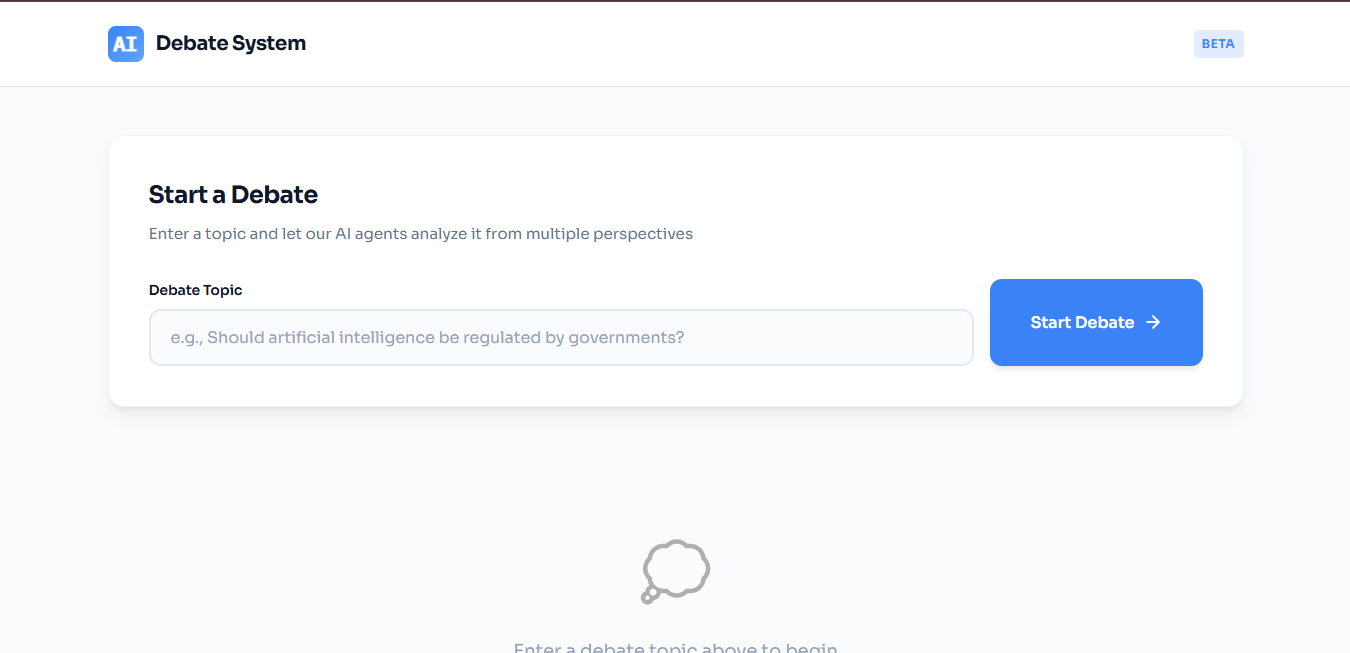 AI Debate System